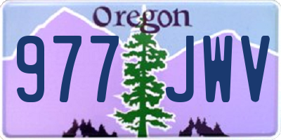 OR license plate 977JWV