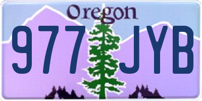 OR license plate 977JYB