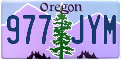 OR license plate 977JYM