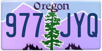 OR license plate 977JYQ