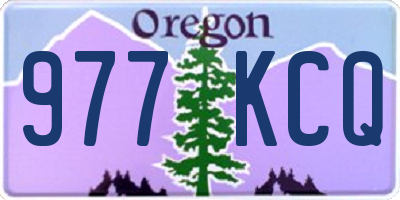 OR license plate 977KCQ