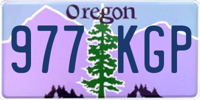 OR license plate 977KGP