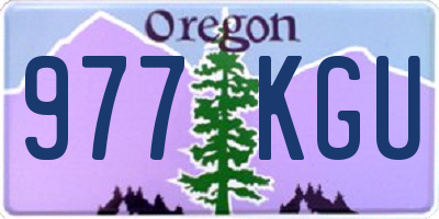 OR license plate 977KGU