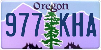 OR license plate 977KHA