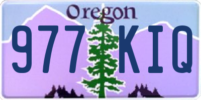 OR license plate 977KIQ