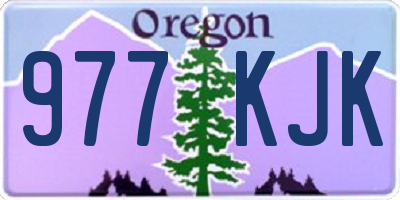 OR license plate 977KJK