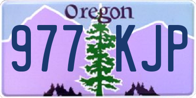 OR license plate 977KJP