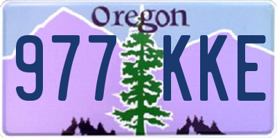 OR license plate 977KKE