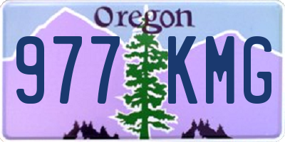 OR license plate 977KMG