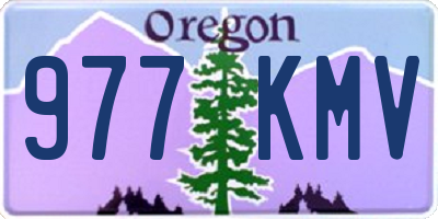 OR license plate 977KMV