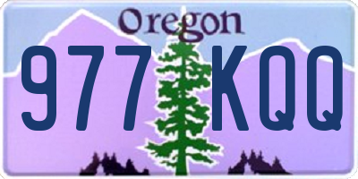 OR license plate 977KQQ