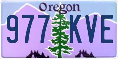 OR license plate 977KVE