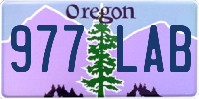 OR license plate 977LAB