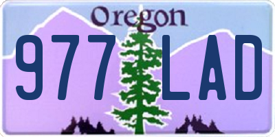 OR license plate 977LAD