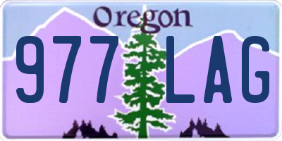 OR license plate 977LAG