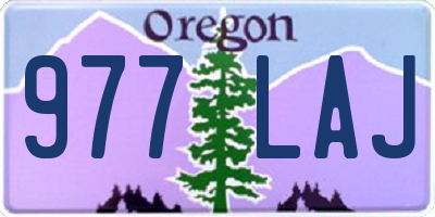 OR license plate 977LAJ