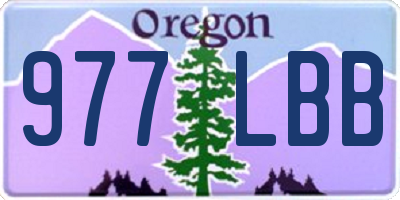 OR license plate 977LBB