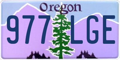 OR license plate 977LGE