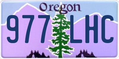OR license plate 977LHC