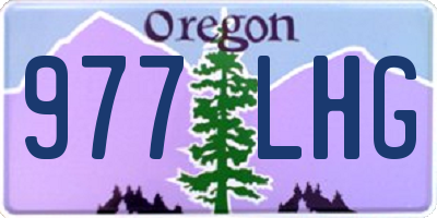 OR license plate 977LHG