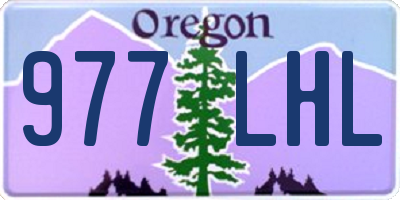 OR license plate 977LHL