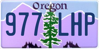 OR license plate 977LHP