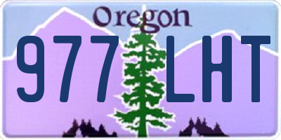 OR license plate 977LHT