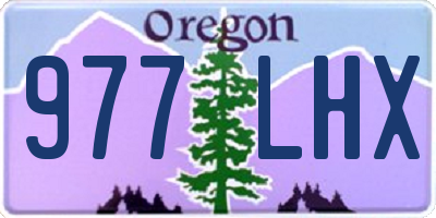 OR license plate 977LHX