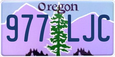 OR license plate 977LJC