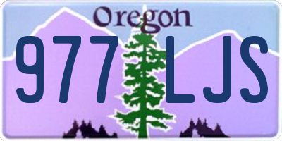 OR license plate 977LJS