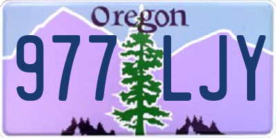 OR license plate 977LJY