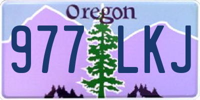 OR license plate 977LKJ