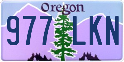OR license plate 977LKN