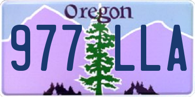 OR license plate 977LLA
