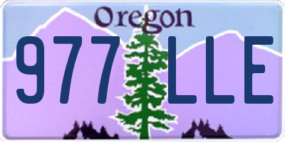 OR license plate 977LLE