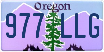 OR license plate 977LLG