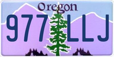 OR license plate 977LLJ