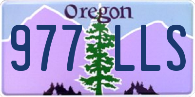 OR license plate 977LLS