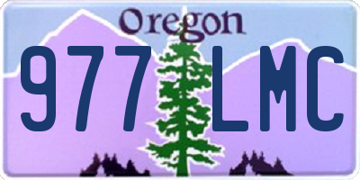 OR license plate 977LMC