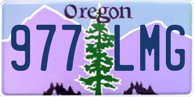 OR license plate 977LMG