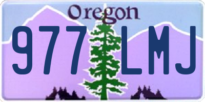 OR license plate 977LMJ