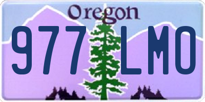 OR license plate 977LMO
