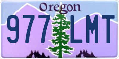 OR license plate 977LMT