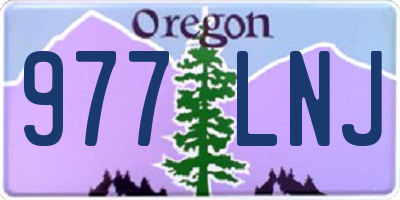 OR license plate 977LNJ