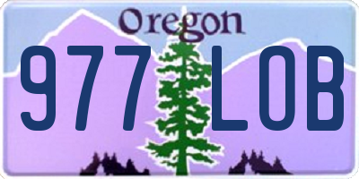 OR license plate 977LOB