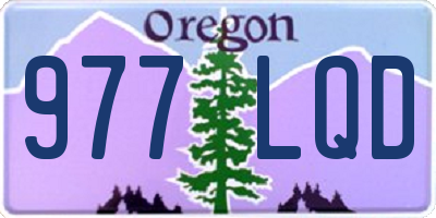 OR license plate 977LQD