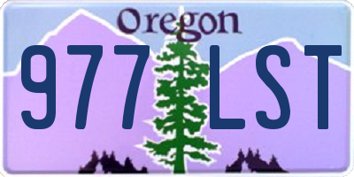 OR license plate 977LST