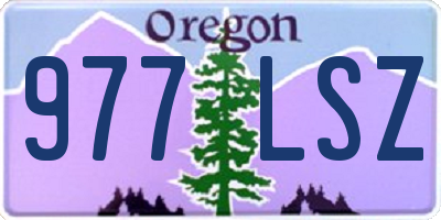 OR license plate 977LSZ