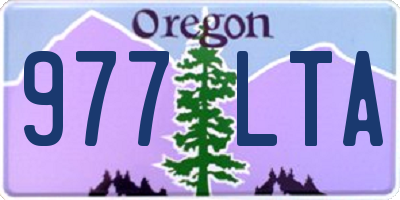 OR license plate 977LTA
