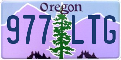 OR license plate 977LTG